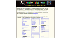 Desktop Screenshot of health-club.net