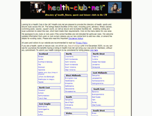 Tablet Screenshot of health-club.net
